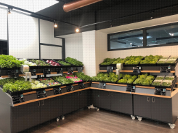 Nouveau facing et attractivité du rayon salades testés en ZEV, zone expérimentale de vente